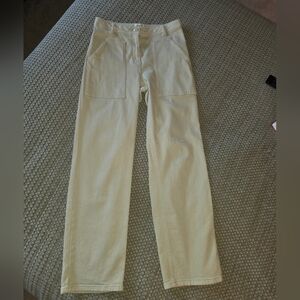 Wilfred Free Cream Patch Pocket Pants Size 4